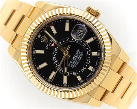 rolex sea sky dweller gold